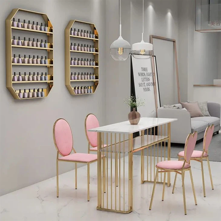 Beauty Nail Table Nail And Chair Sets