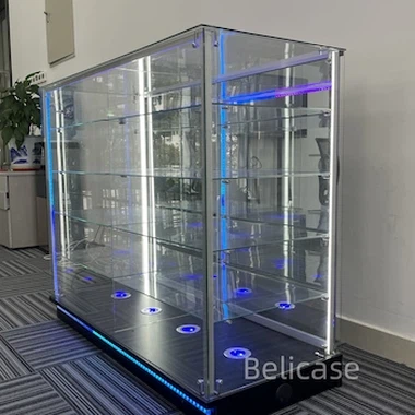 Glass Showcase For Tobacco